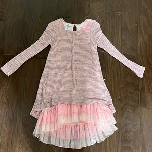 Bonnie Jean Knit Dress Pink Girls